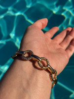 Golden Chain Link Bracelet