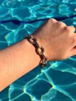Golden Chain Link Bracelet