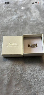 14k WG Wedding Band size 6 1/2