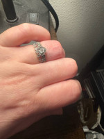 Engagment and wedding band