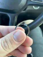 Black Diamond Ring With Black Diamond Band.