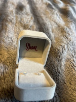 Shane Co. 1/2 Carat Diamond Earrings