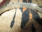 Janice Paloma Zuni bracelet, Sterling silver with multi stones