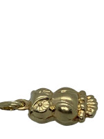 14K Yellow Gold Owl Style Pendant - 1.6 Grams / 1" x .5"