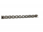 14K White Gold Diamond Link Bracelet 2.75 CTW/ 69 Gr/ 8"