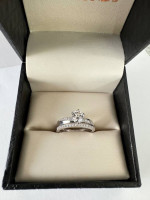 Engagement and Wedding Band Ring Set