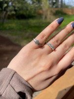 Diamond Wedding Set - 14K White Gol