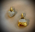 Joan Rivers' Jewelry, Circa 1990, 24K Gold Plated Charms