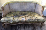 Vintage Louis XV Style Two-Seater Sofa
