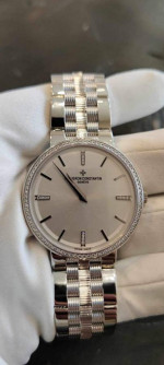 Vacheron Constantin Patrimony $53k Retail, gold & diamonds-BEST OFFER