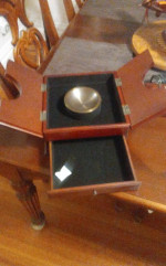 Mahogany jewelry box