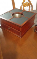 Mahogany jewelry box