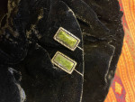 Beautiful Green Stone earrings set in sterling silver