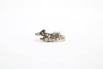 10k Two Tone Fancy "I <3 YOU" Ring (Size 6 3/4)