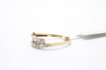 10k Two Tone Fancy "I <3 YOU" Ring (Size 6 3/4)