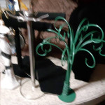 Jewelry Holders Displays Necklaces Bracelets Black Velvet Necklace Hol
