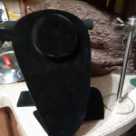Jewelry Holders Displays Necklaces Bracelets Black Velvet Necklace Hol