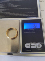 18KT HGF Yellow Gold Men's Wedding Ring