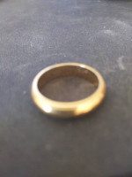 18KT HGF Yellow Gold Men's Wedding Ring