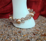 Golden Sparkly Bead Bracelet