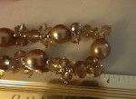 Golden Sparkly Bead Bracelet