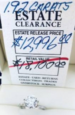 SOLD! THANK YOU!!!  TWO CARAT DIAMOND! CRAZY LOW PRICE...