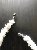 Hawaiian Surfer Beach Jewelry White Square Puka Natural Shell Necklace