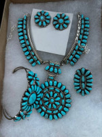 Native American squash blossom set