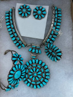 Native American squash blossom set
