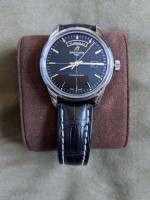 Breitling Transocean Day/Date Silver in MINTCondition