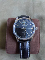 Breitling Transocean Day/Date Silver in MINTCondition