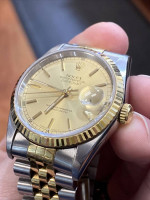 Genuine Rolex Datejust 36mm Champagne  Dial in Excellent Condition