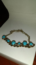 Faux turquoise bracelet