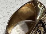 14kt Gold Police Ring HEAVY 25.2 Grams 23 Years Old NOT SCRAP