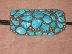 Sterling Silver and Turquoise Bolo Tie by David Zachary