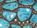 Sterling Silver and Turquoise Bolo Tie by David Zachary