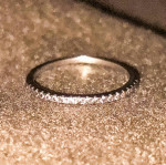 92.5% Silver Engagement Ring (large or men’s)