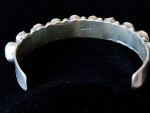 Turquoise Sterling Silver Row Cuff Bracelet