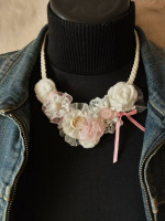 Bold unique handcrafted necklace