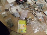 Jewelry supplies. Beads - Cord - Stones - Charms - Glue - Buttons etc.