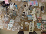 Jewelry supplies. Beads - Cord - Stones - Charms - Glue - Buttons etc.