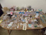 Jewelry supplies. Beads - Cord - Stones - Charms - Glue - Buttons etc.