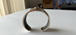 Sterling Silver Bracelet with Brilliant Blue Topaz. Handcrafted