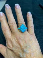 Sleeping Beauty Turquoise Ring