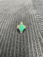 Emerald Ring set in Sterling Silver