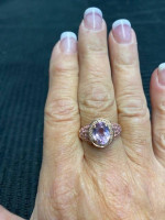 Pink Morganite Ring