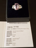 Blingy but inexpensive silver ring