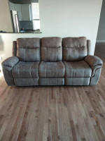 Couch Sofa new, dual recliner