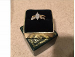 Beautiful 14 Carat Diamond Solitaire Ring Set (2pc)