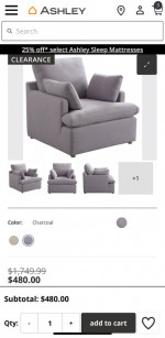 New 3 piece Ashley sofa set